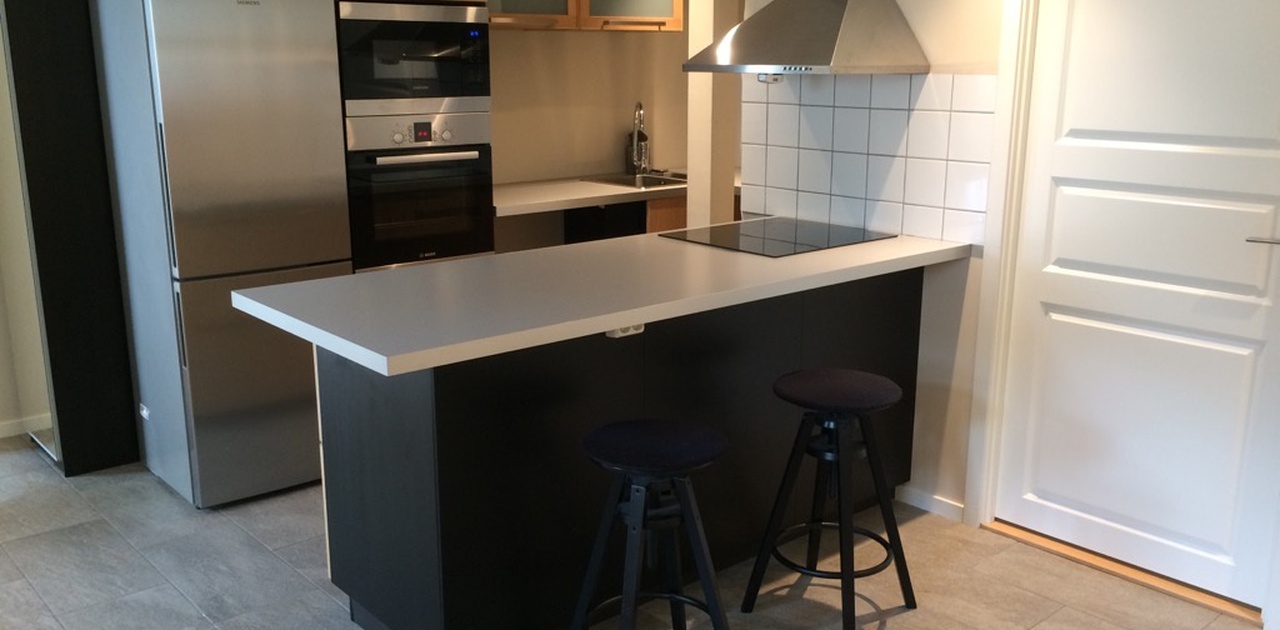 Kjøkken med barløsning