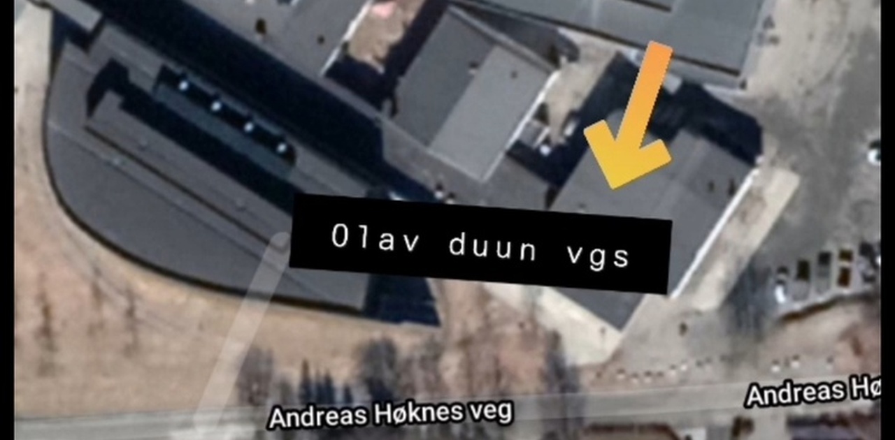 Beliggenhet. Rett ved Olav duun vgs