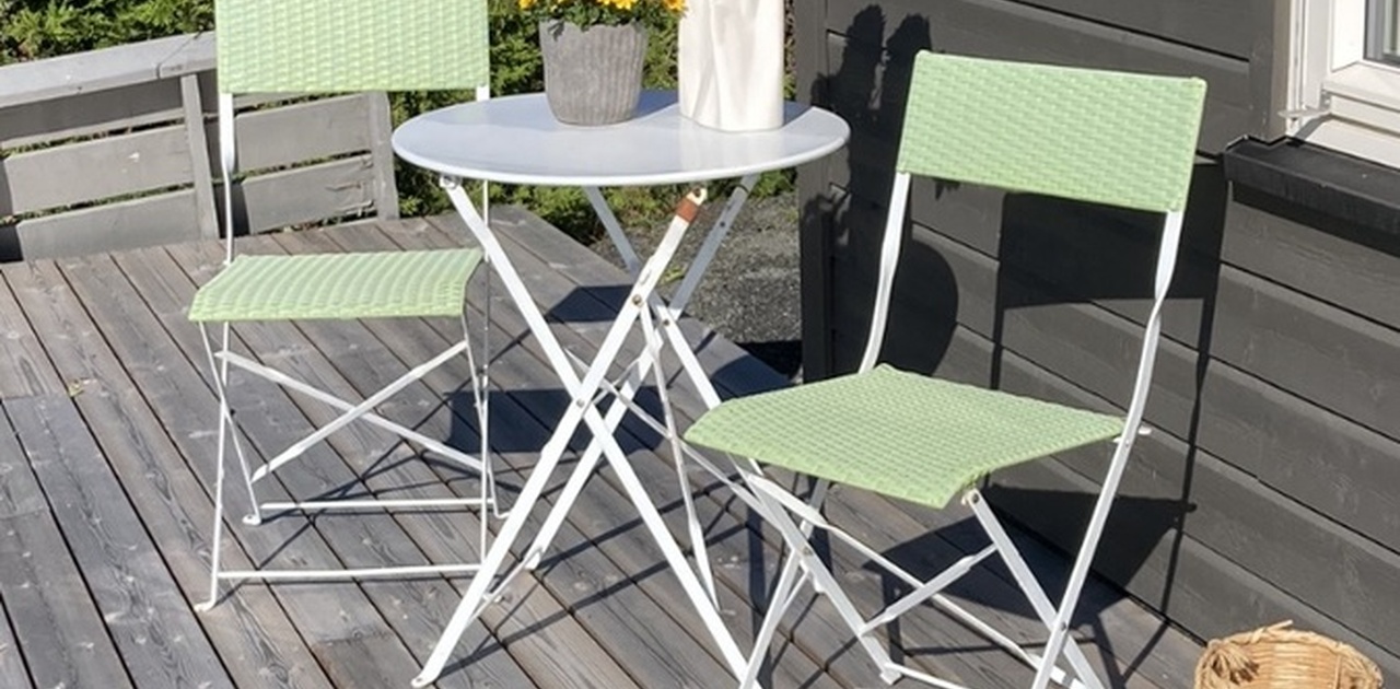 Hyggelig på verandaen