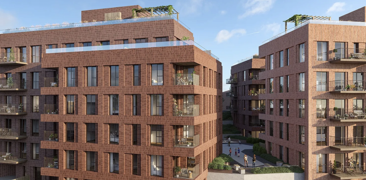 Fasade på bygget.