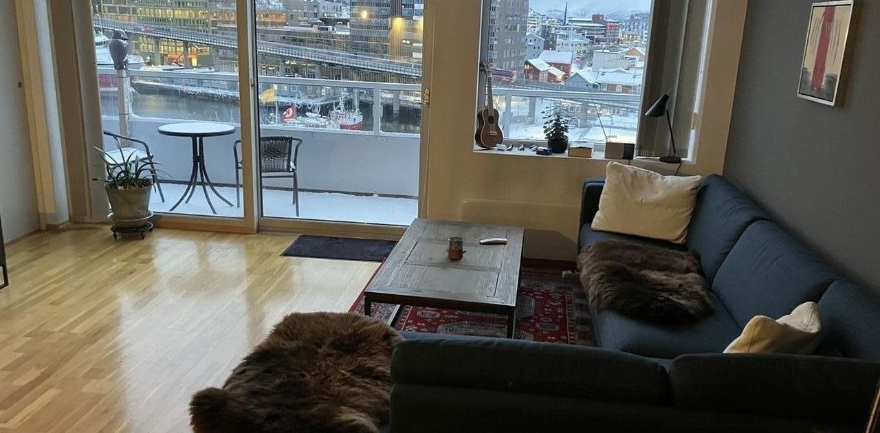 Sofahjørne med god utsikt